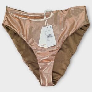 Good American Gold Luxe Bikini Brief